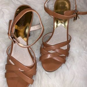 Michael Michael Kors Strappy Hills Brown 9 1/2